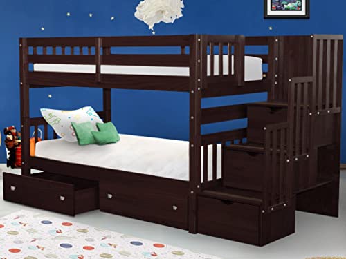 Bedz King Stairway Bunk Beds